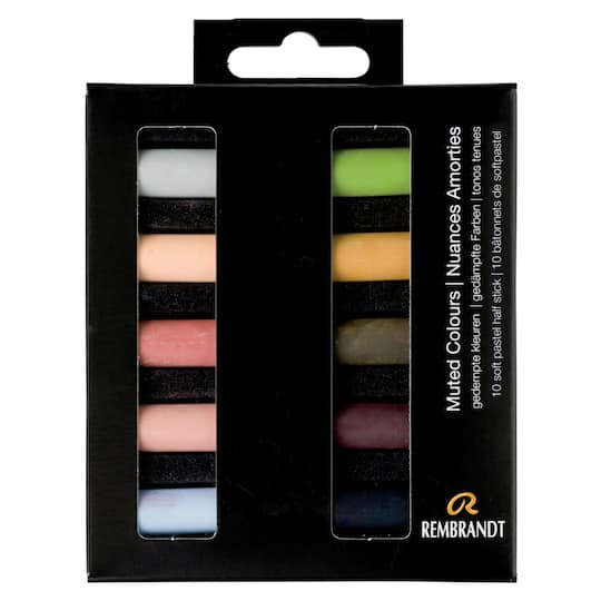 Rembrandt Muted Colors Half Stick Pastel Set